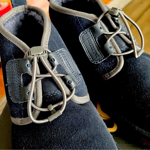 UGGs Men\'s Navy Suede Neumel Ghillie Chukka Wool Lined Leather Ankle Boots #P11 main image 7